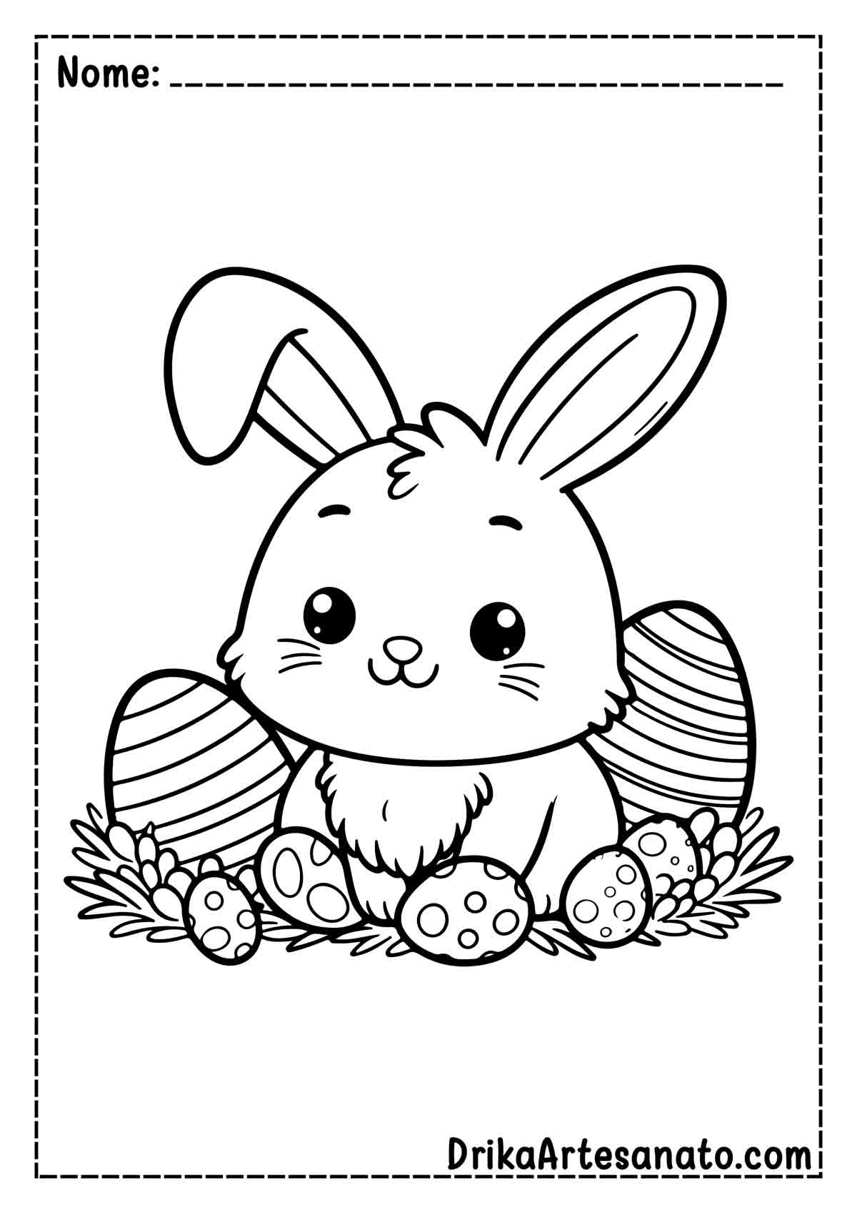 desenho para pascoa atividades