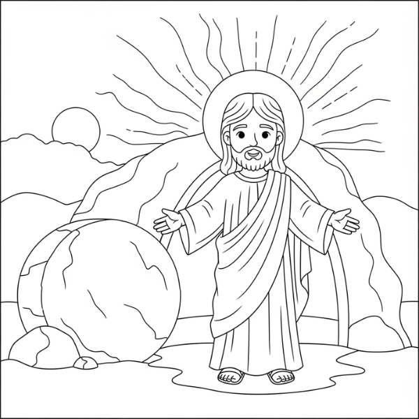 desenho para pascoa infantil