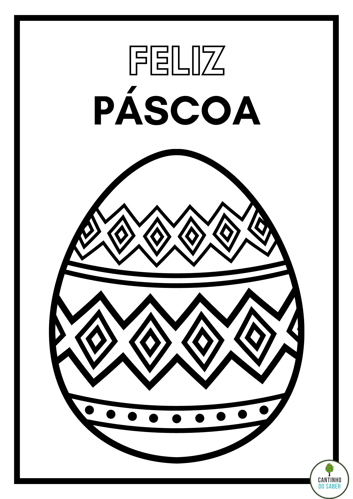 desenho para pascoa ovo