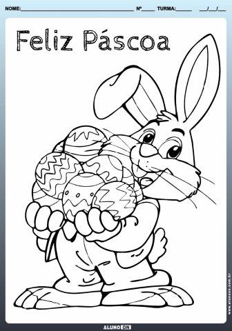 desenho para pascoa atividades