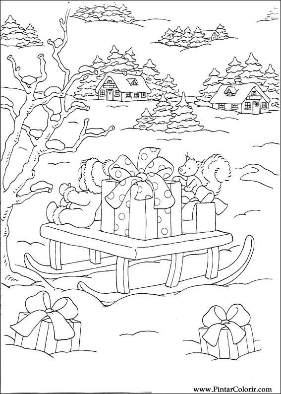 desenho de natal para colorir