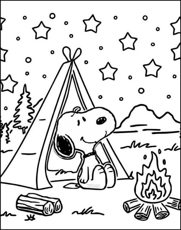 desenhos do Snoopy com temas específicos (Natal, Halloween, futebol)