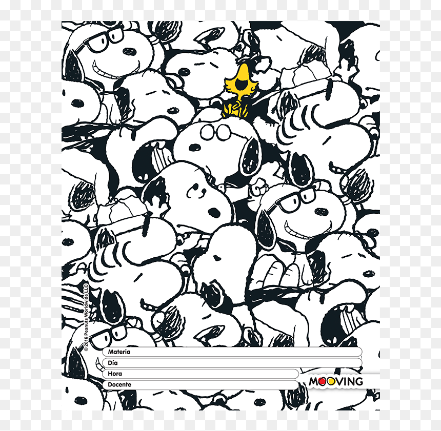 desenhos do Snoopy com temas específicos (Natal, Halloween, futebol)