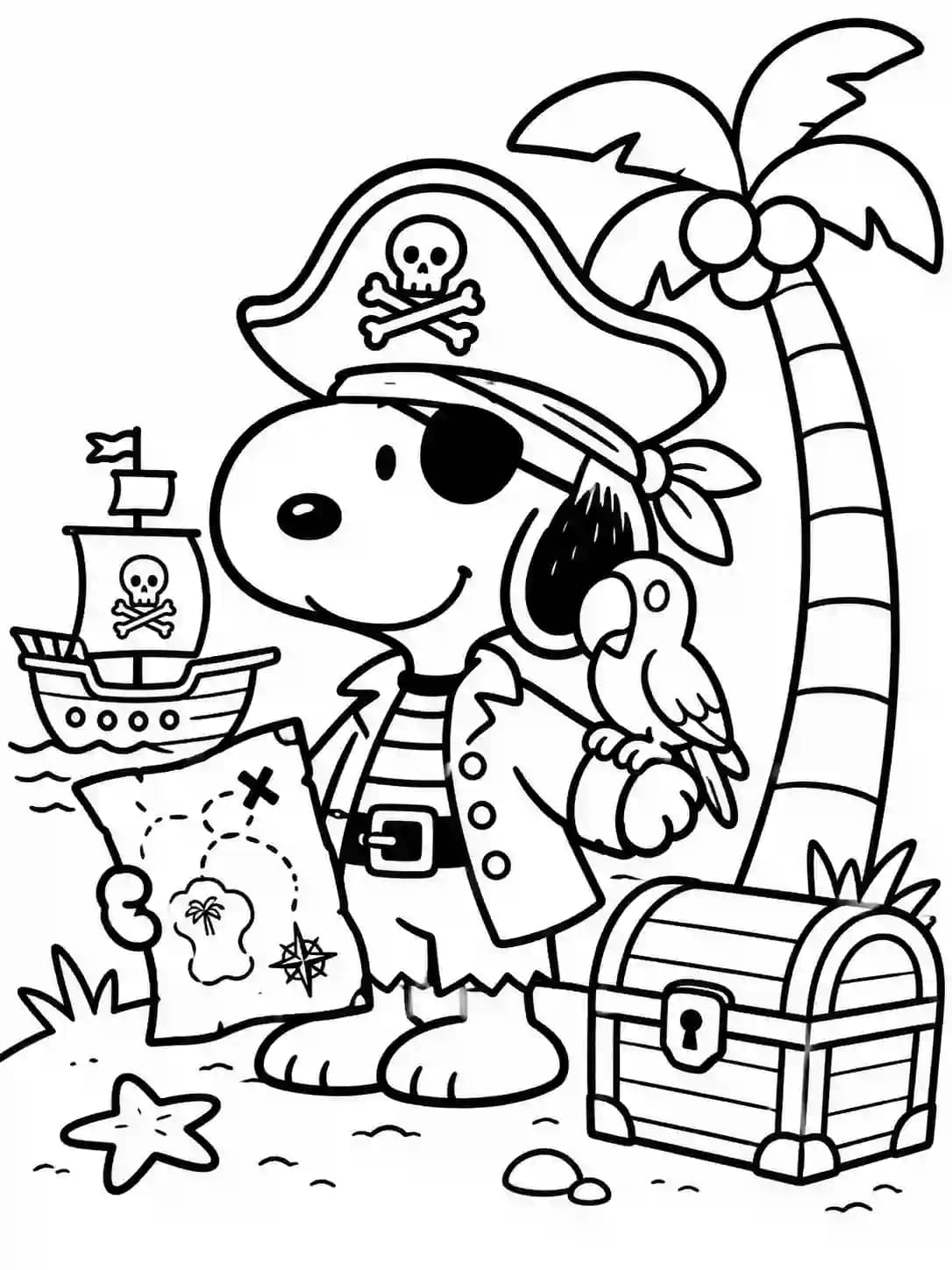 desenhos do Snoopy com temas específicos (Natal, Halloween, futebol)