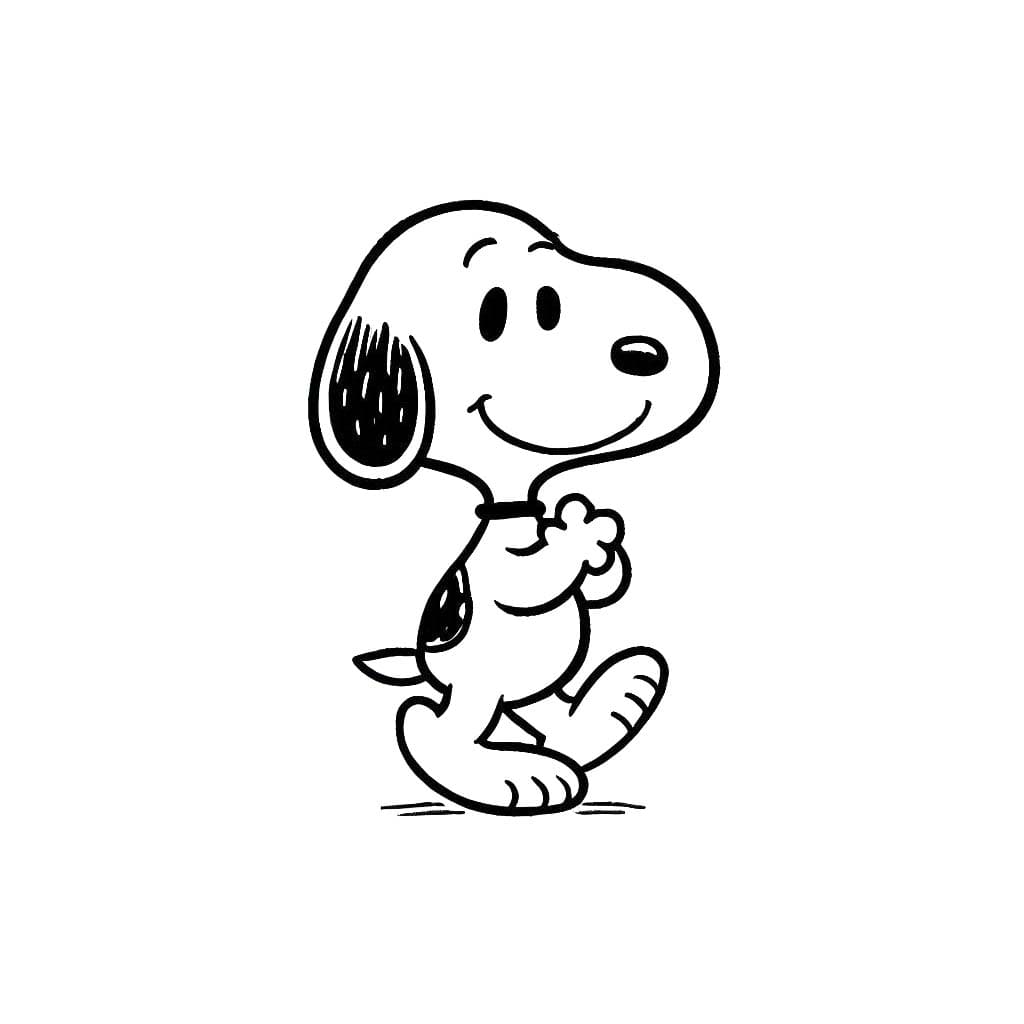 desenhos de outros personagens da turma (Charlie Brown)