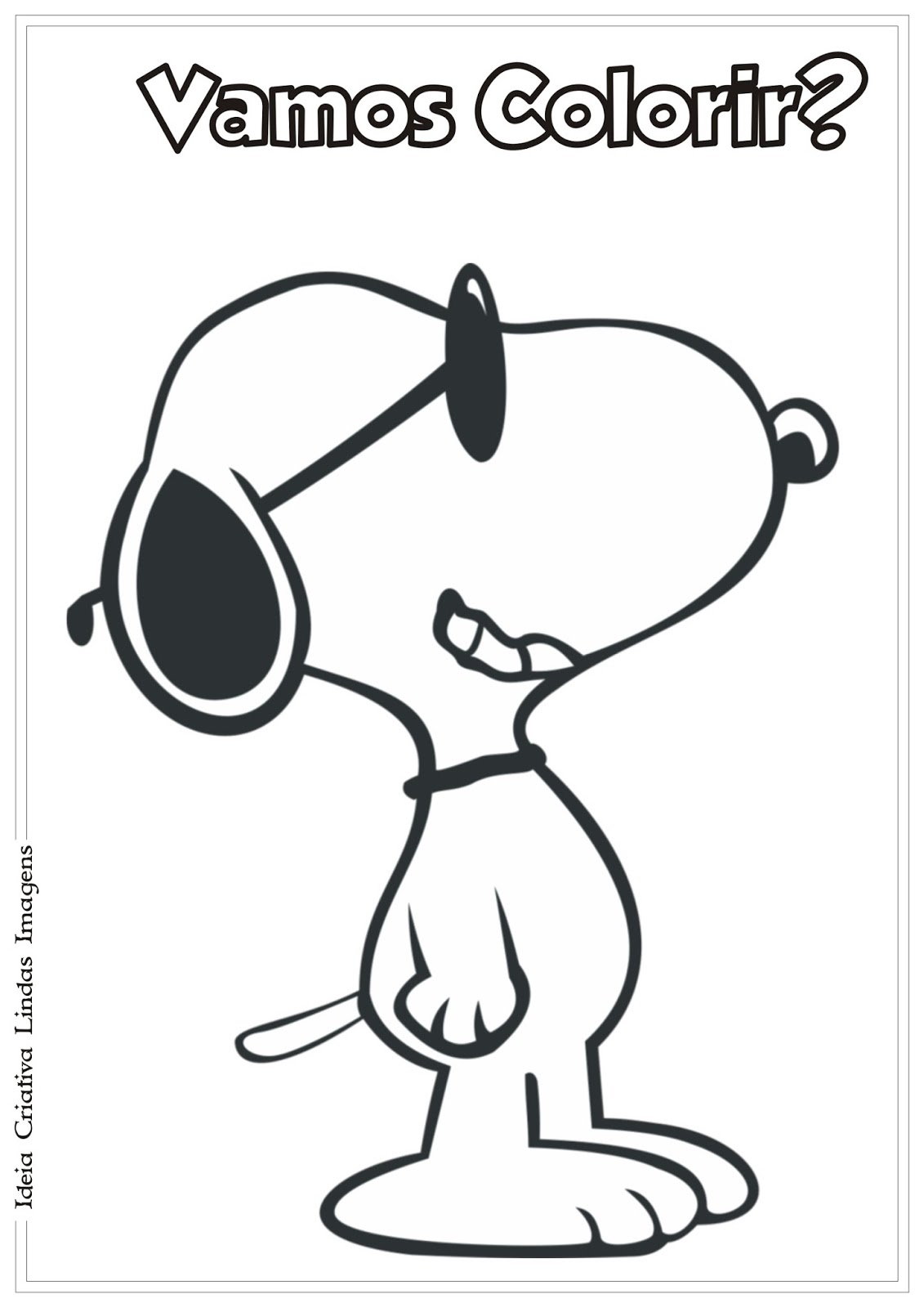 desenhos de outros personagens da turma (Charlie Brown)