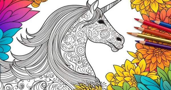 desenhos para colorir para relaxar