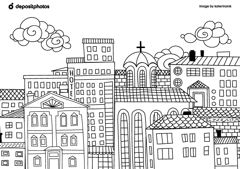 desenhos para colorir natureza
