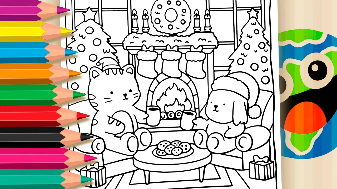 desenhos de natal para colorir
