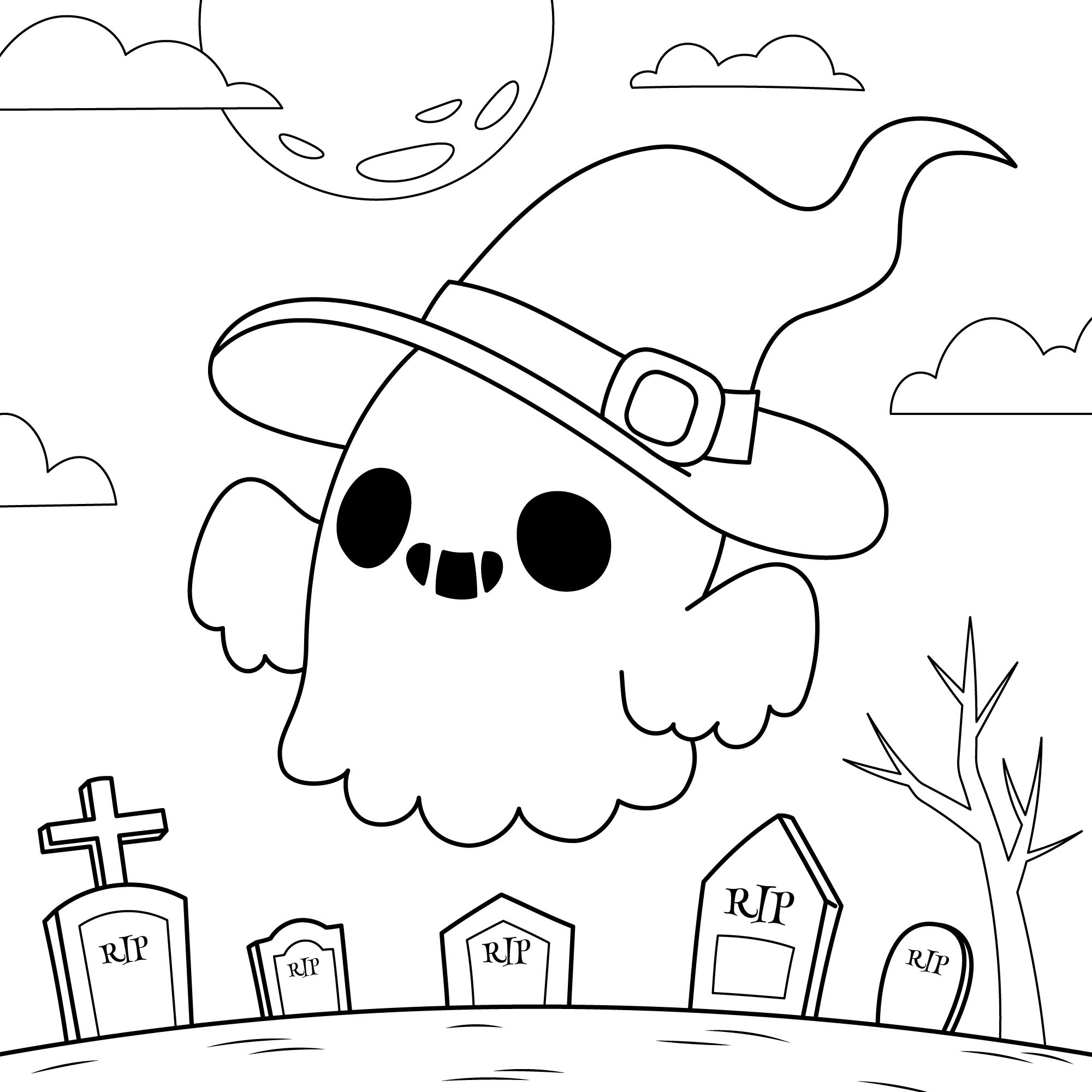 imagens de terror para imprimir e colorir