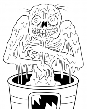 colorir personagens de terror