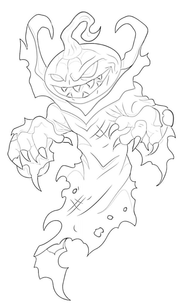 desenhos de terror em PDF para imprimir