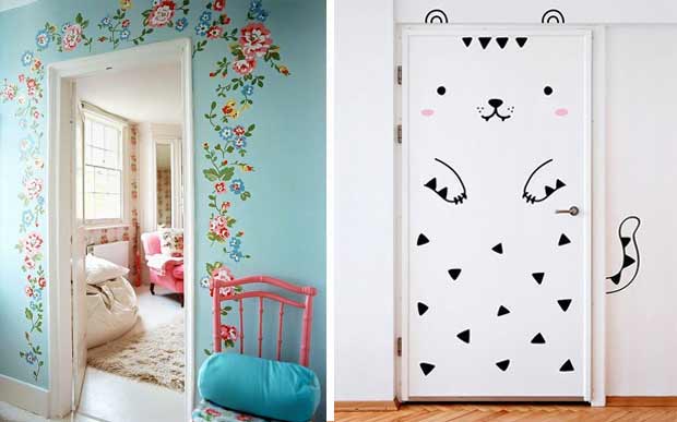 Como escolher a melhor tinta para desenhar na sua porta