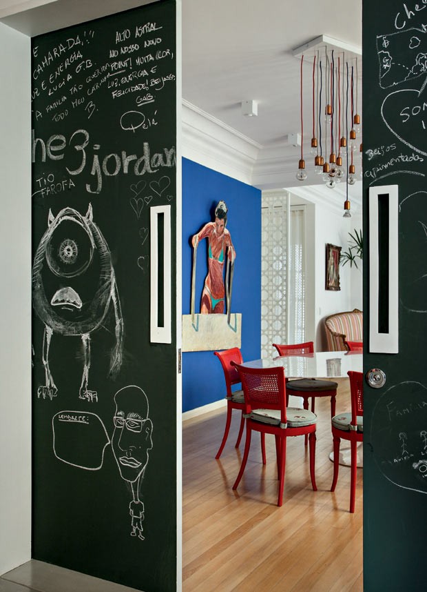 Desenhos geométricos e boho para portas: tendências e tutoriais