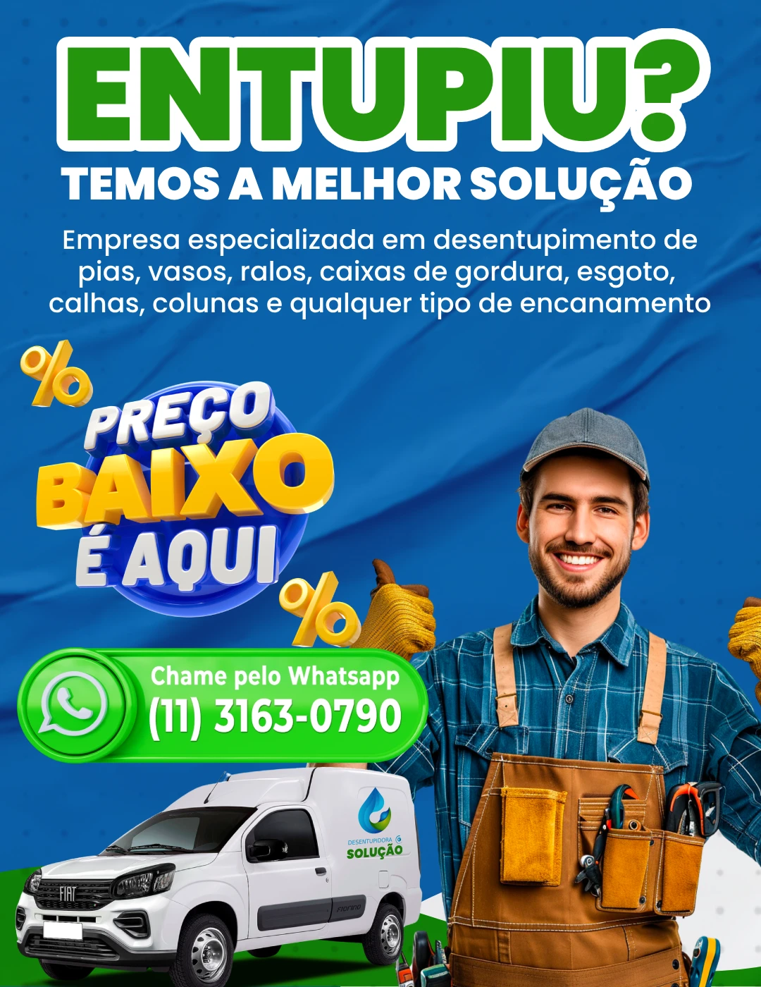 Desentupidora para empresas: garantindo o fluxo operacional em Caxias do Sul