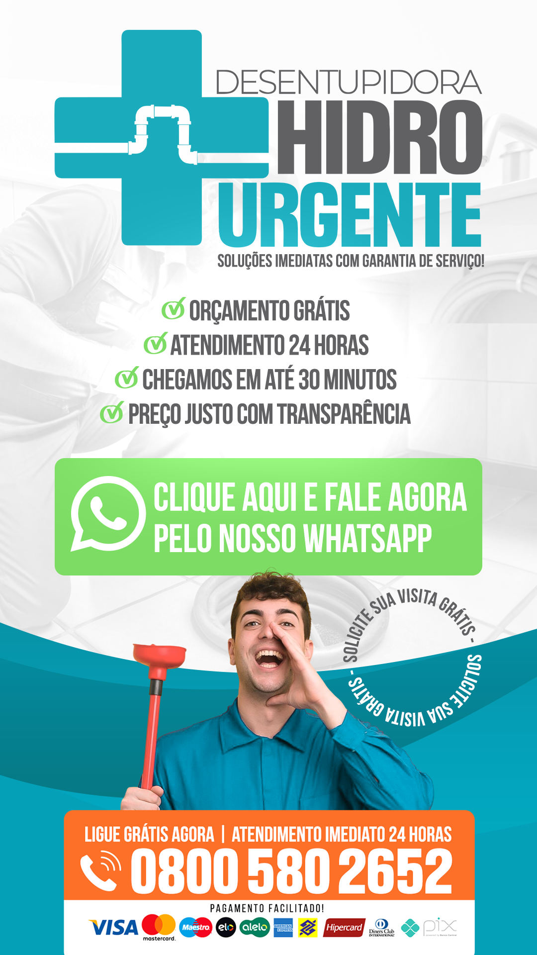 Desentupidora 24 horas Macapá