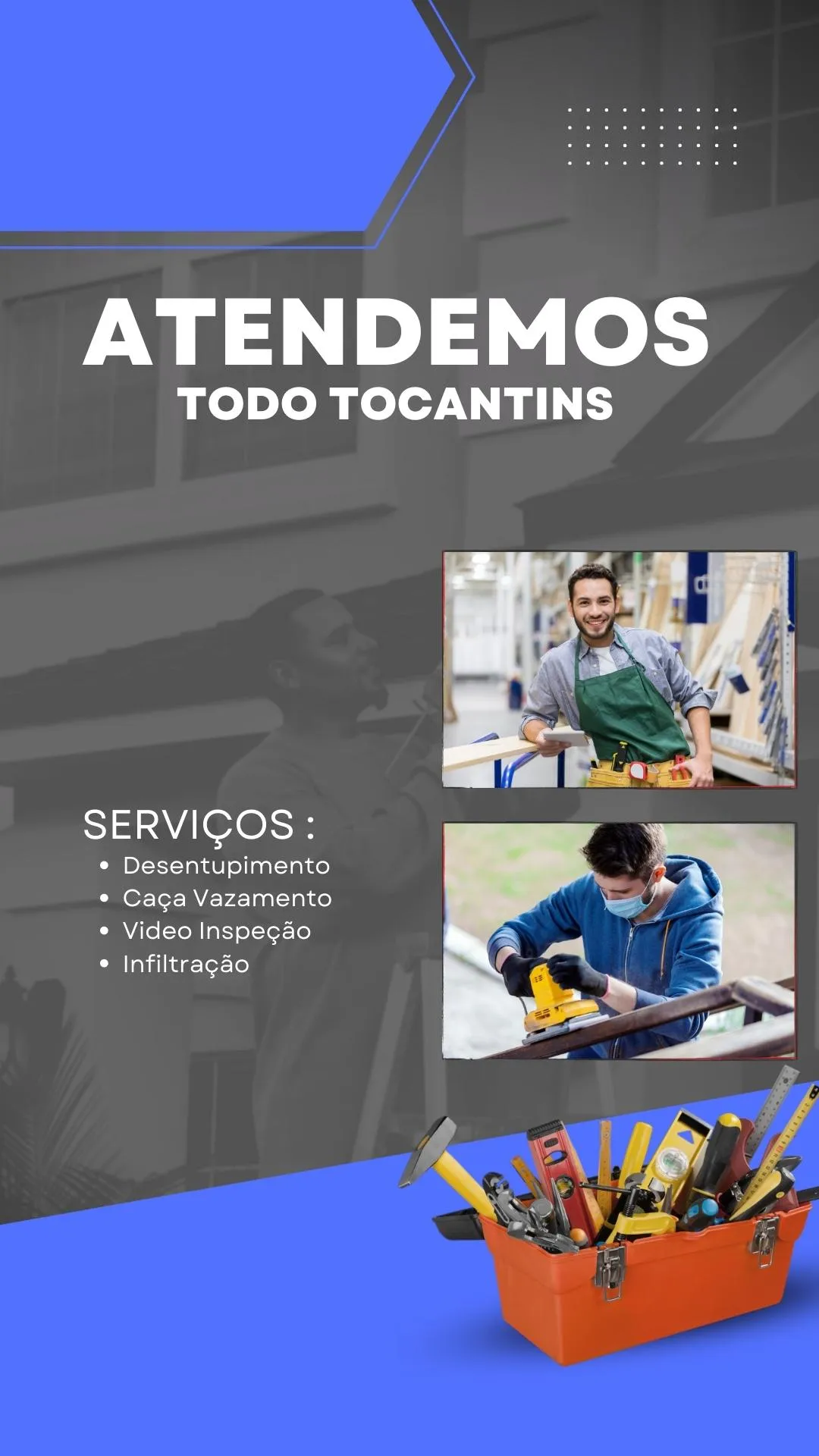 Quando chamar uma desentupidora de emergência em Palmas