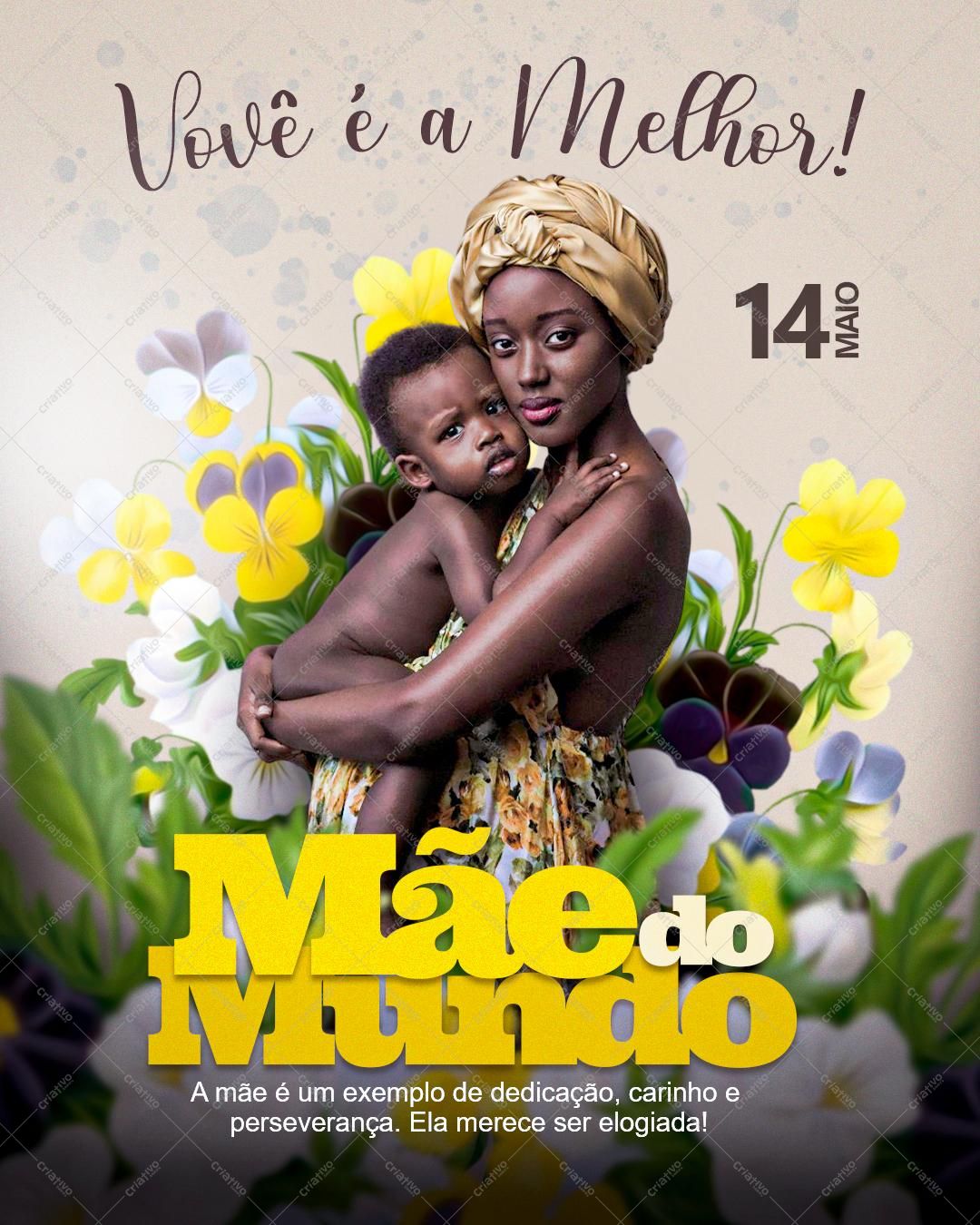 dia das mães flyer