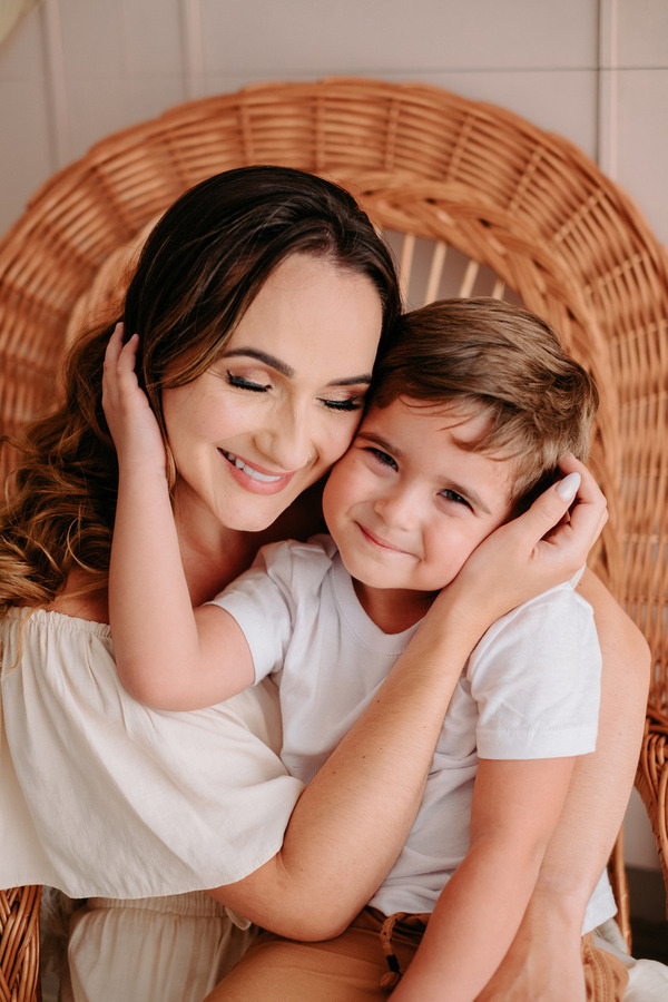 ideias criativas de fotos para o dia das mães com crianças