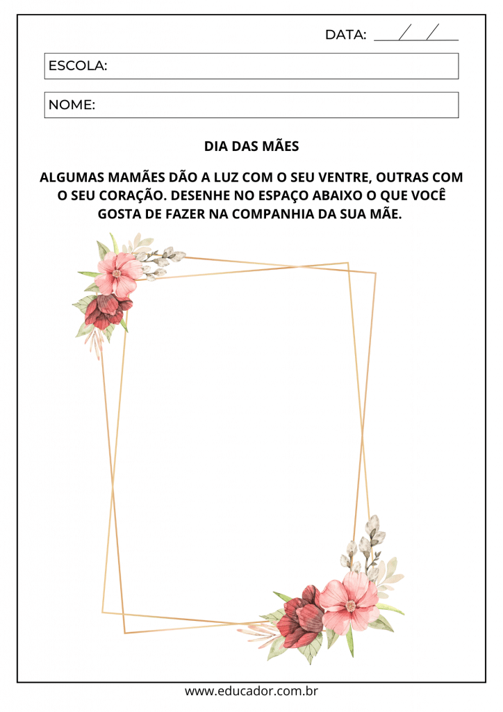 dia das mães ministério infantil