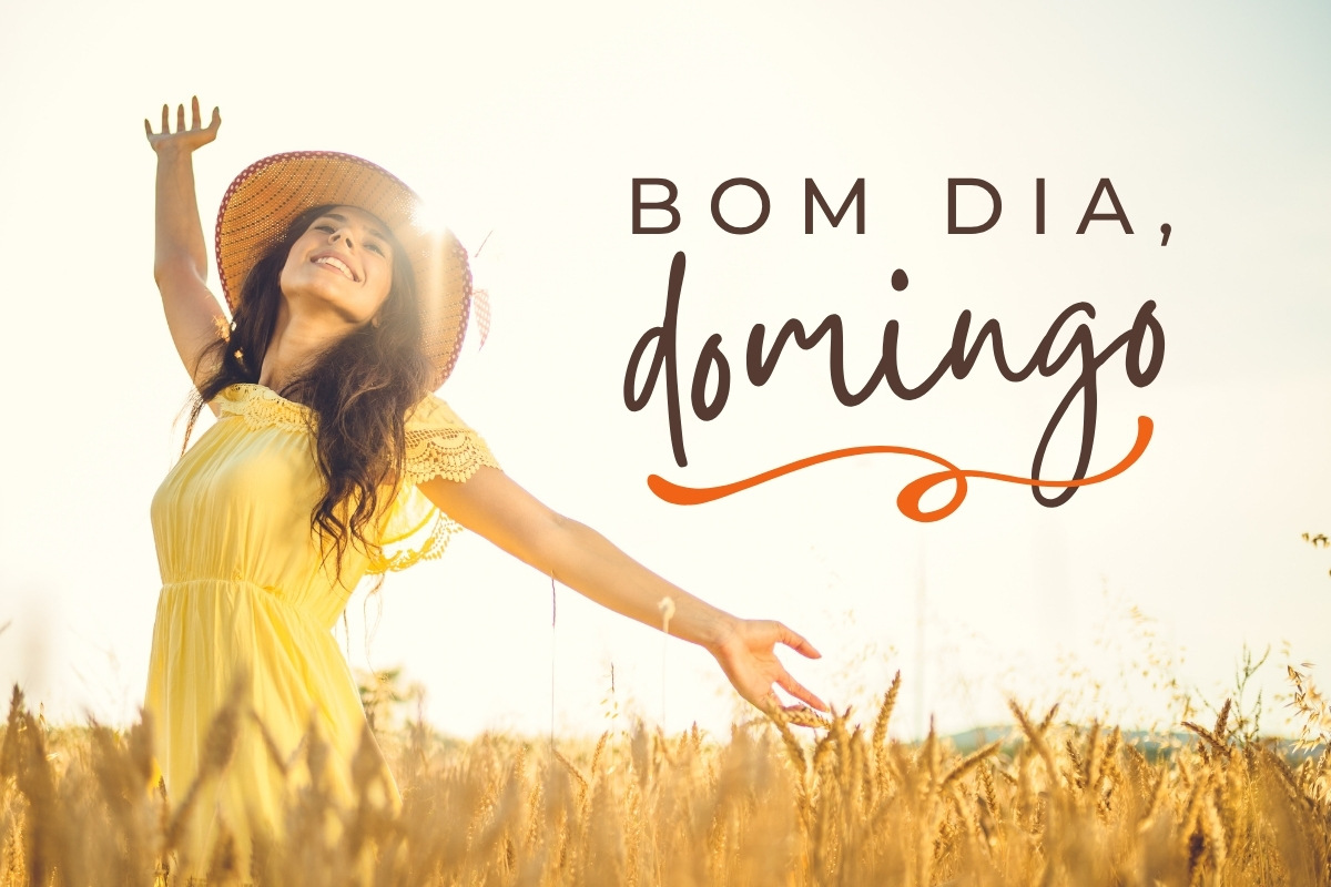 inspiração bom dia domingo