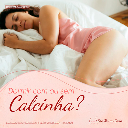 dormir sem calcinha