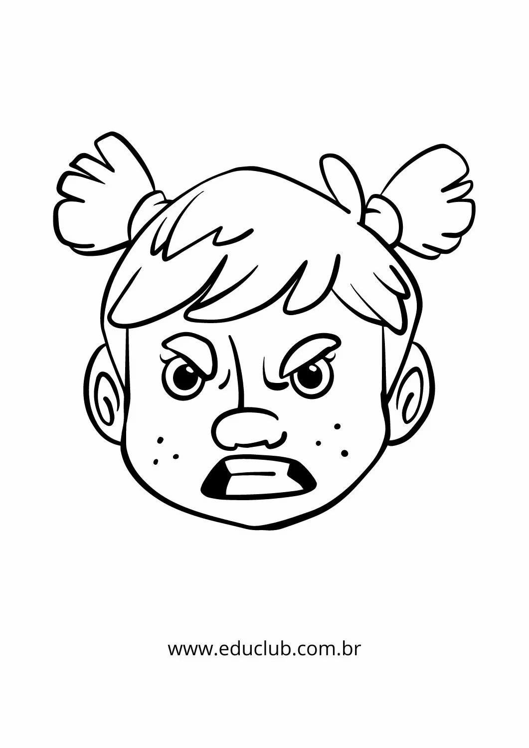desenhos de emoções para imprimir