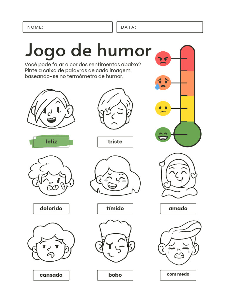 divertida mente para colorir