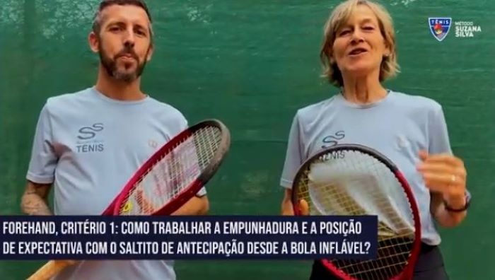 empunhaduras de tênis forehand