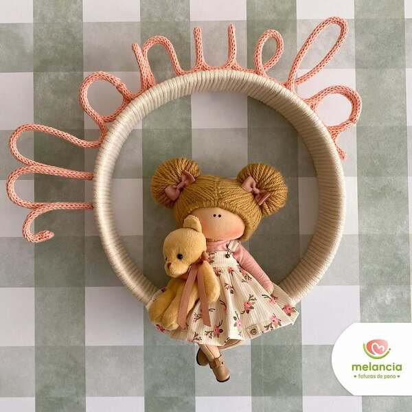 enfeite de porta de maternidade