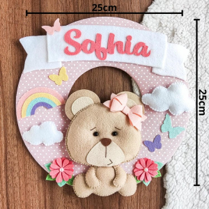 enfeite de porta de maternidade