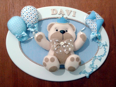 enfeite de porta de maternidade