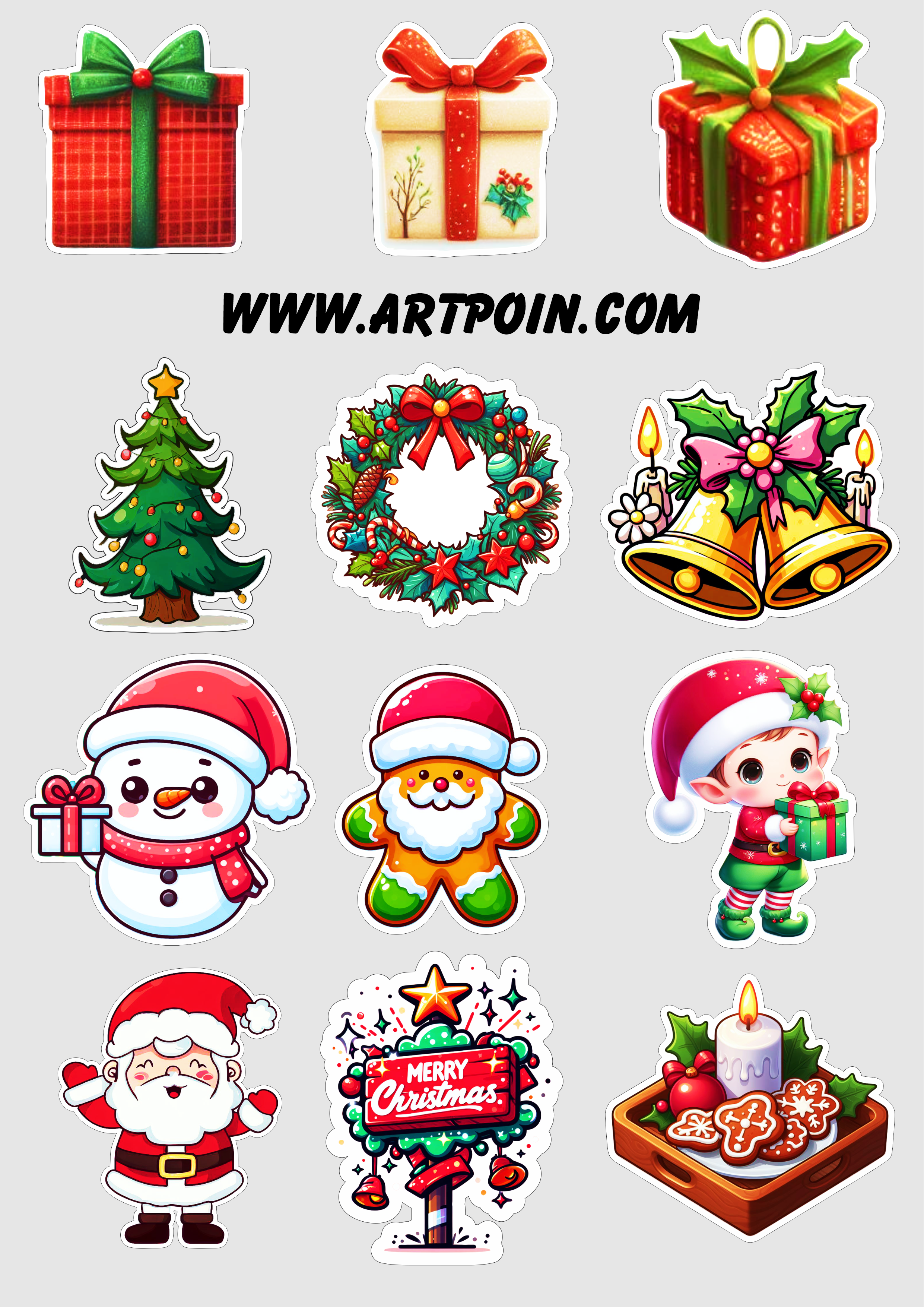 enfeites de arvore de natal para imprimir