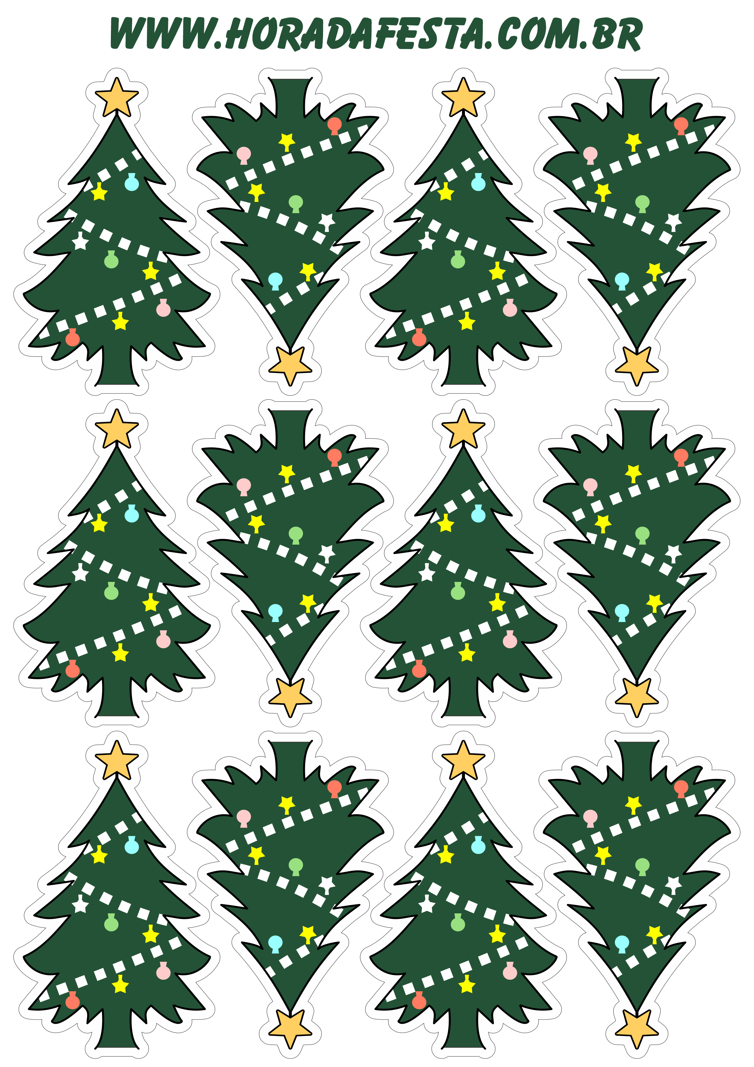 erros comuns ao imprimir enfeites de arvore de natal