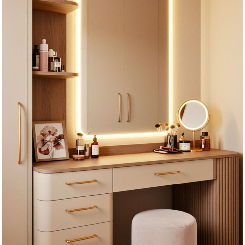 ideias de penteadeira moderna e funcional