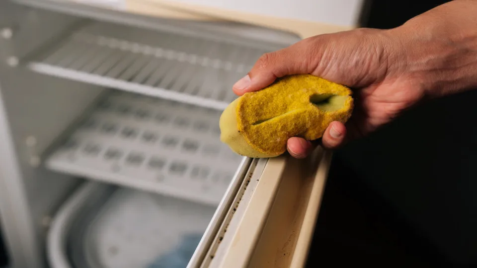 erros comuns ao limpar mofo da borracha da geladeira