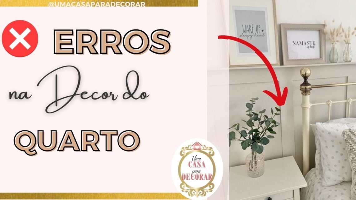 evitar erros decoração quarto casal pequeno
