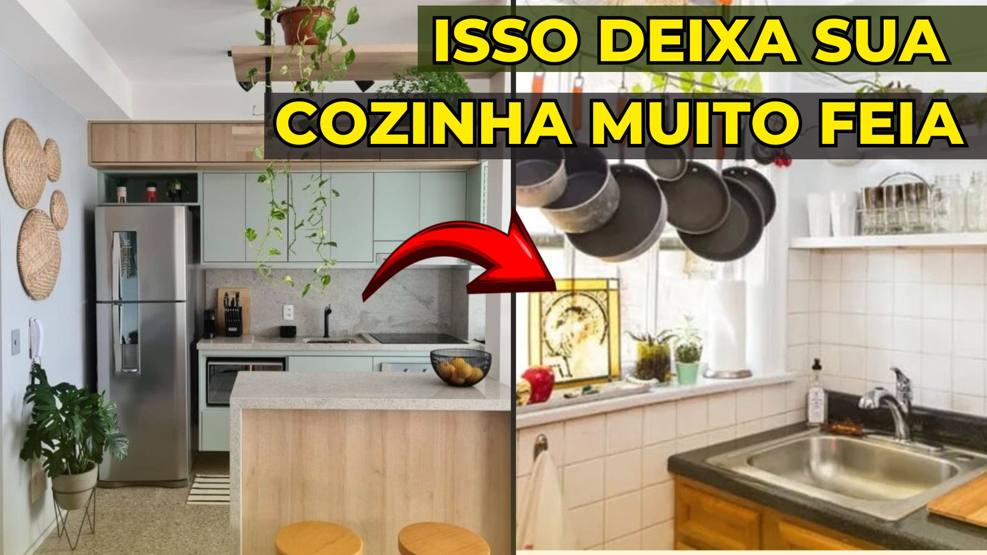 erros decorar cozinha pequena evitar