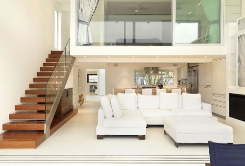escada escultural sala