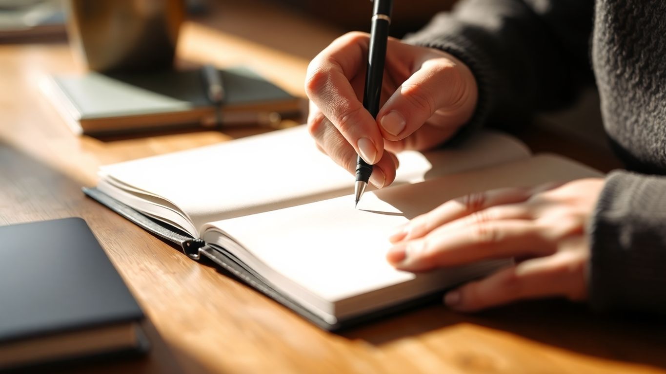 5 ideias de títulos:
1. Escrever à Mão: O Superpoder Secreto para Turbinar sua Memória e Criatividade.
2. Desconecte para Conectar: Como a Escrita Manual Melhora seu Foco e Saúde Mental.
3. A Ciência por Trás da Caneta: Por Que Escrever à Mão é Essencial para o Cérebro.
4. Do Caderno para a Vida: Integrando a Escrita Manual na Sua Rotina Diária.
5. Desvendando a Expressão 