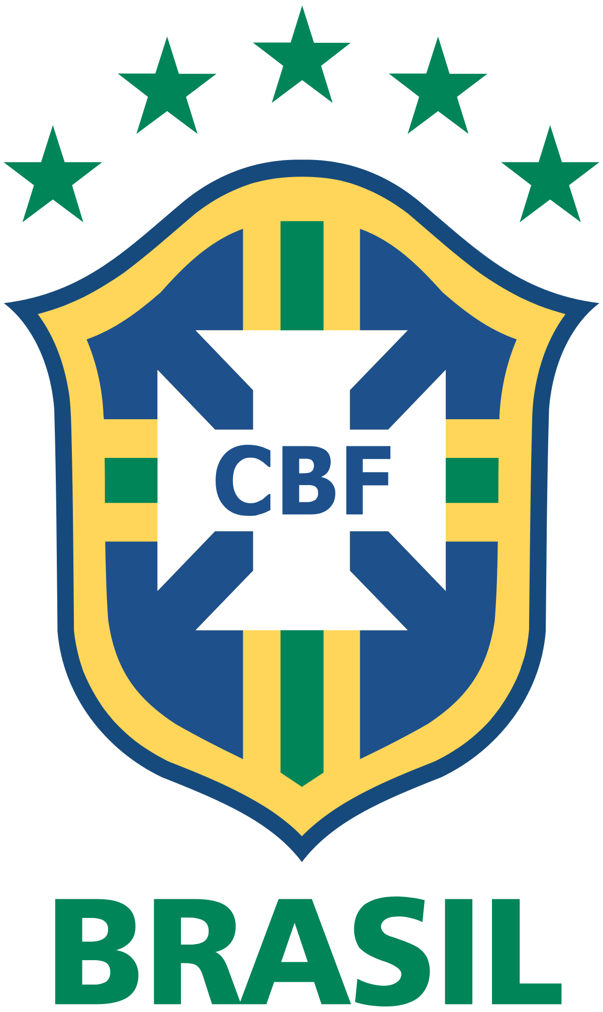escudo brasil 5 estrelas