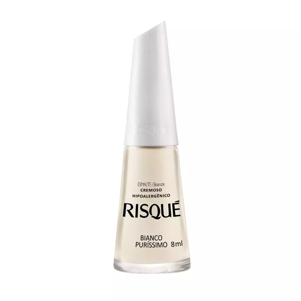 esmalte branco acetinado