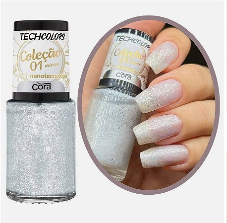 unhas brancas decoradas