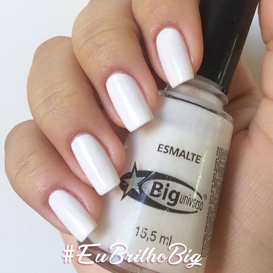 esmalte branco cremoso