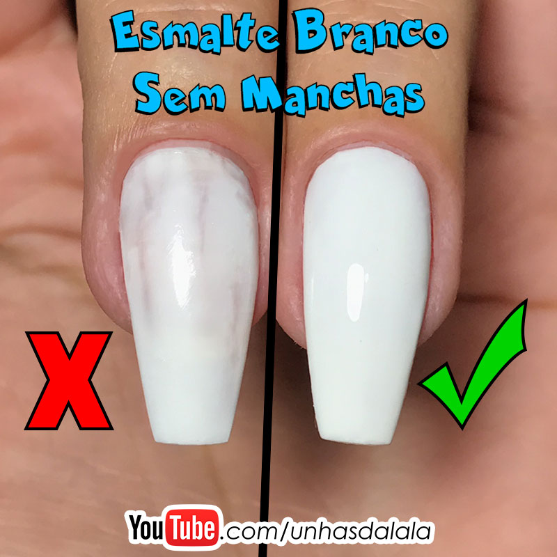 esmalte branco cintilante