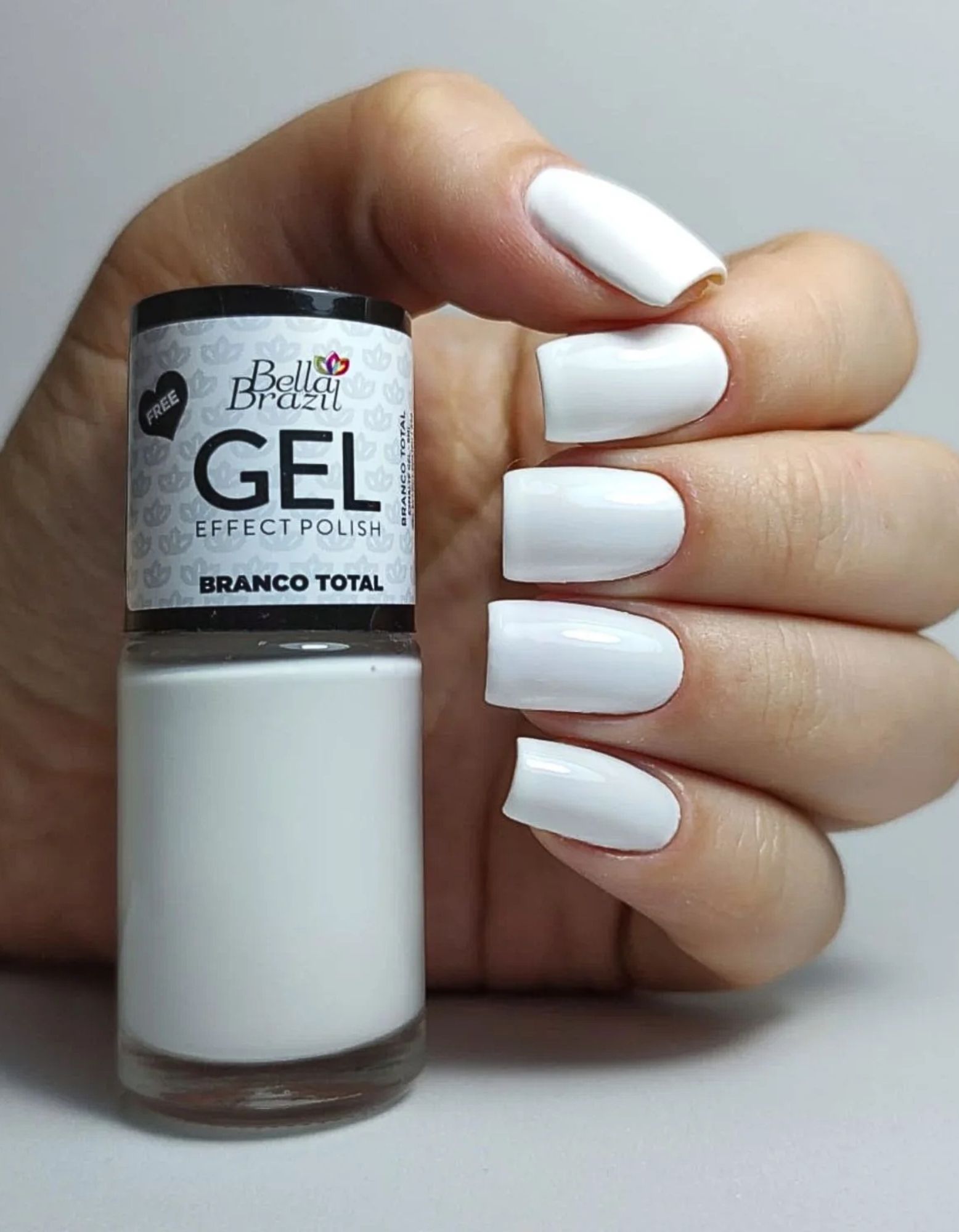 esmalte branco cintilante