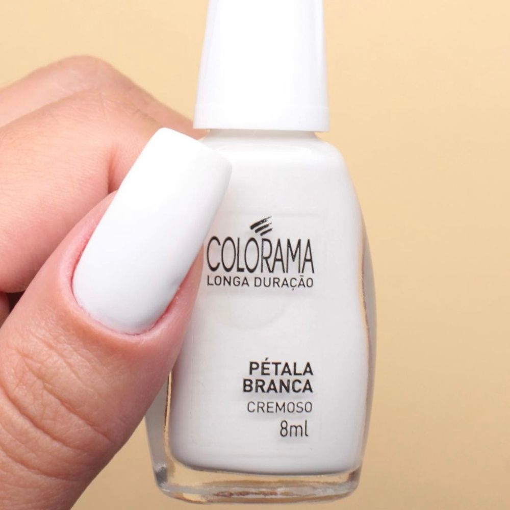 esmalte branco opaco