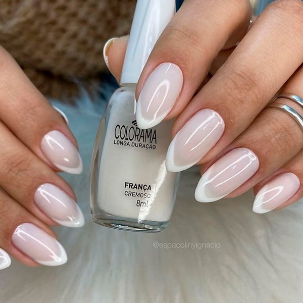 esmalte branco perolado