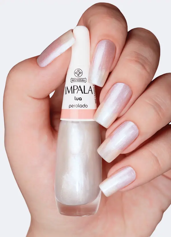 esmalte branco para francesinha