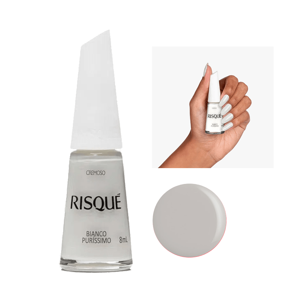 esmalte branco puro